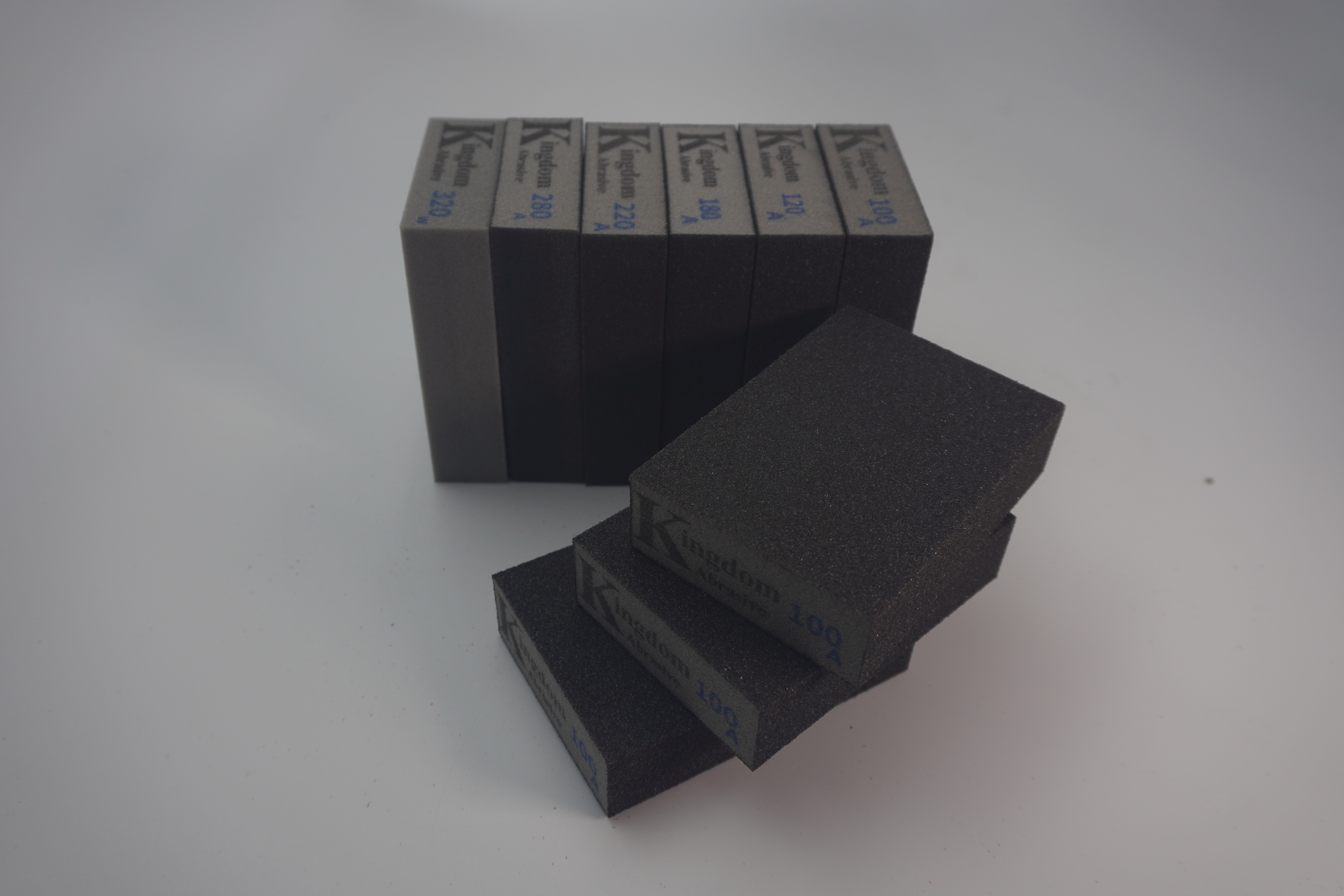 Grey Wet And Dry Four-sided Sponge Sand Block